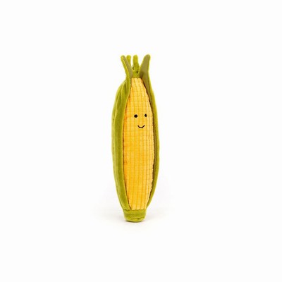 Jellycat Vivacious Vegetable Sweetcorn UK | 61293SELB